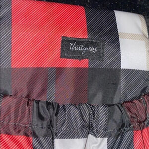 NWOT  Thirsty one plaid Thermal styling sleeve